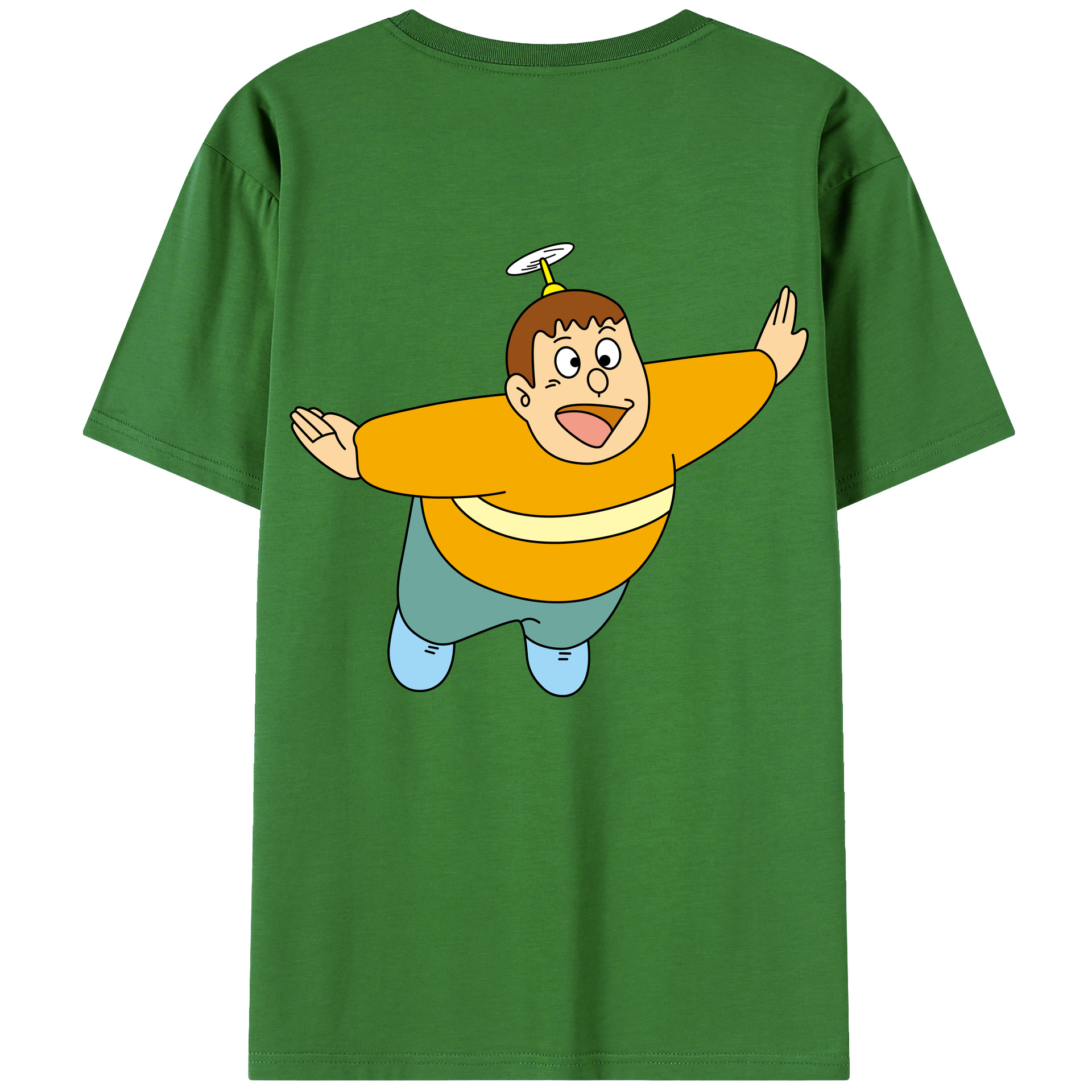 （画像用） ドラえもん 剛田武 Doraemon Gouta Takeshi レディース半袖Tシャツ(バックプリント)